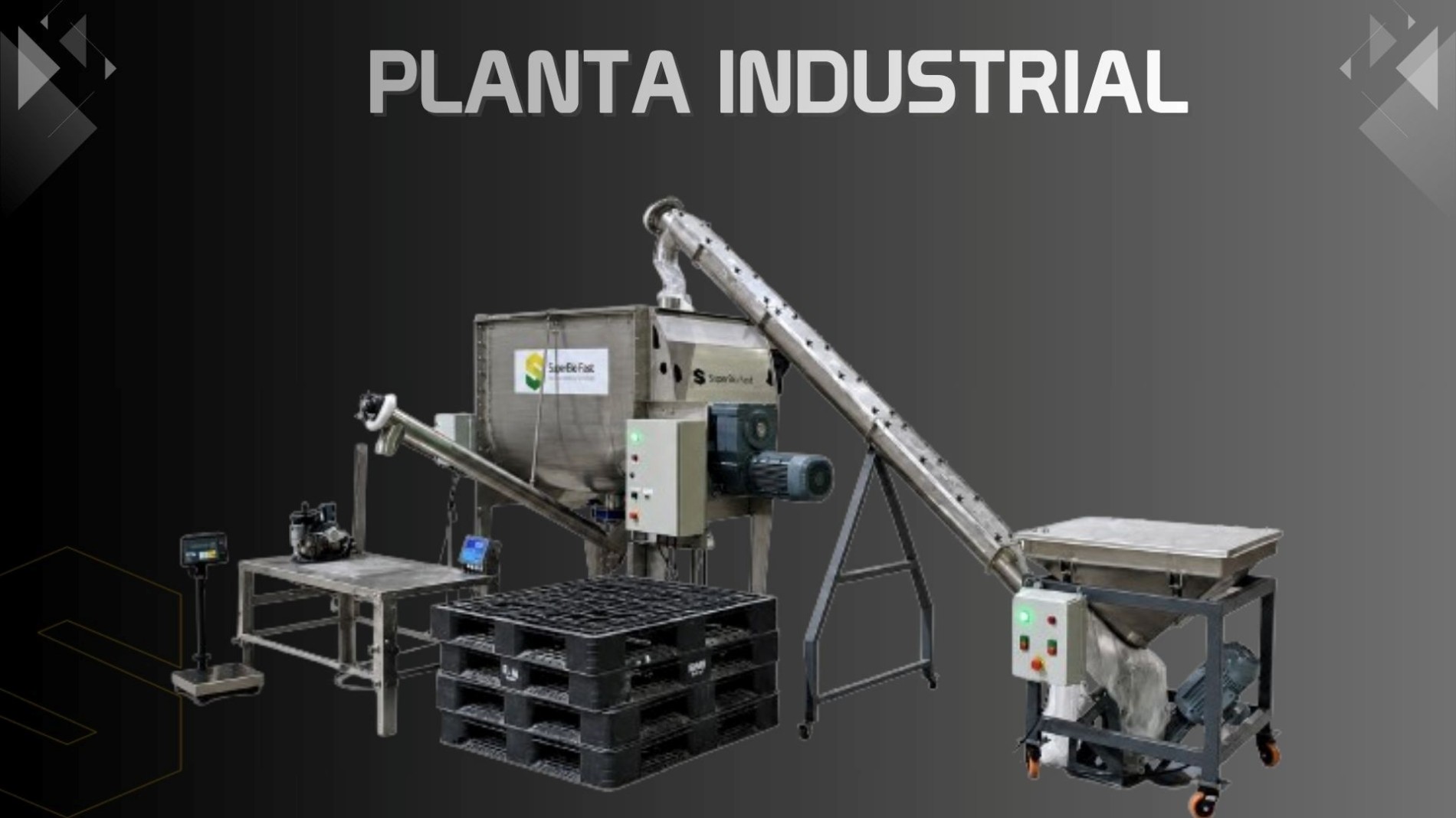Plantas Industriais SuperBio - Soluções completas para alta performance produtiva - Projetos inteligentes para otimizar processos industriais de ponta a ponta
